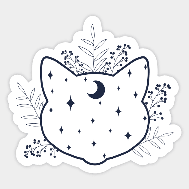 mystical cat Sticker by LaPetiteBelette